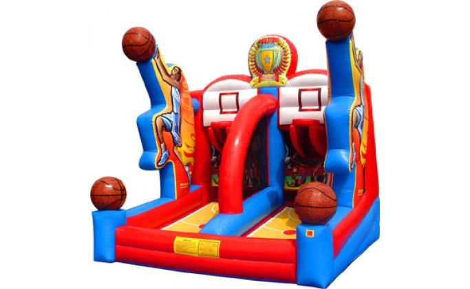 Hire Jumping Castle Combo with slide & basket ball ring (Toystory 3) 6x5mtrs, hire Jumping Castles, near Tullamarine