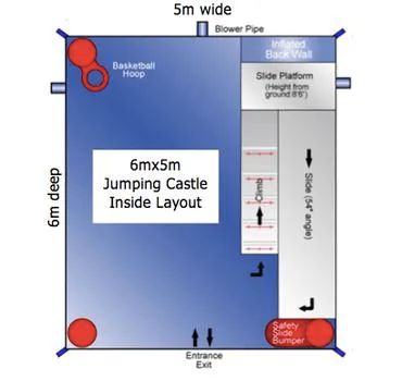 Hire Mickey Mouse Combo 6x5m, hire Jumping Castles, near Bayswater North image 1