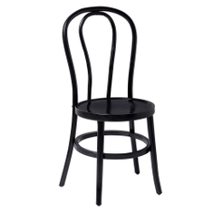Hire Dining Chair – Bentwood – Black