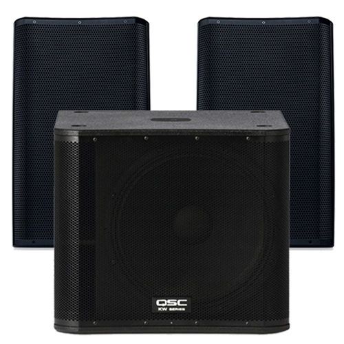 Hire QSC Speakers + Sub Package (150 People), hire Party Packages, near Mascot image 1