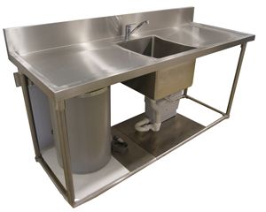 Hire 1800mm sinble bowl sink, hire Party Packages, near Landsdale