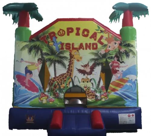 Hire Jungle Island 4x4m, hire Jumping Castles, near Bayswater North image 1