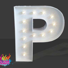 Hire LED Light Up Letter - 60cm - P