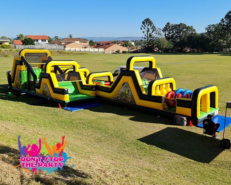 Hire Toxic Inflatable Obstacle Course Junior, hire Jumping Castles, near Geebung