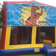 Hire SCOOBY DOO JUMPING CASTLE WITH SLIDE