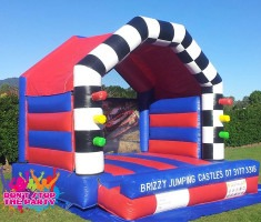 Hire Racing Cars Jumping Castle