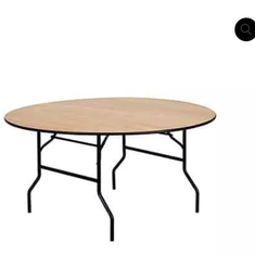 Hire Wooden Round Table Hire 5 Feet