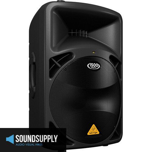 Hire 1500 Watt 15" Inch Behringer B615D PA Speaker, hire Speakers, near Hoppers Crossing image 1