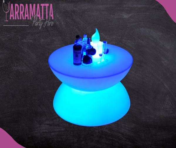 Hire LED Coffee table