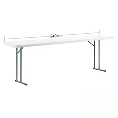 Hire 8ft Conference Trestle Table small width 45cm