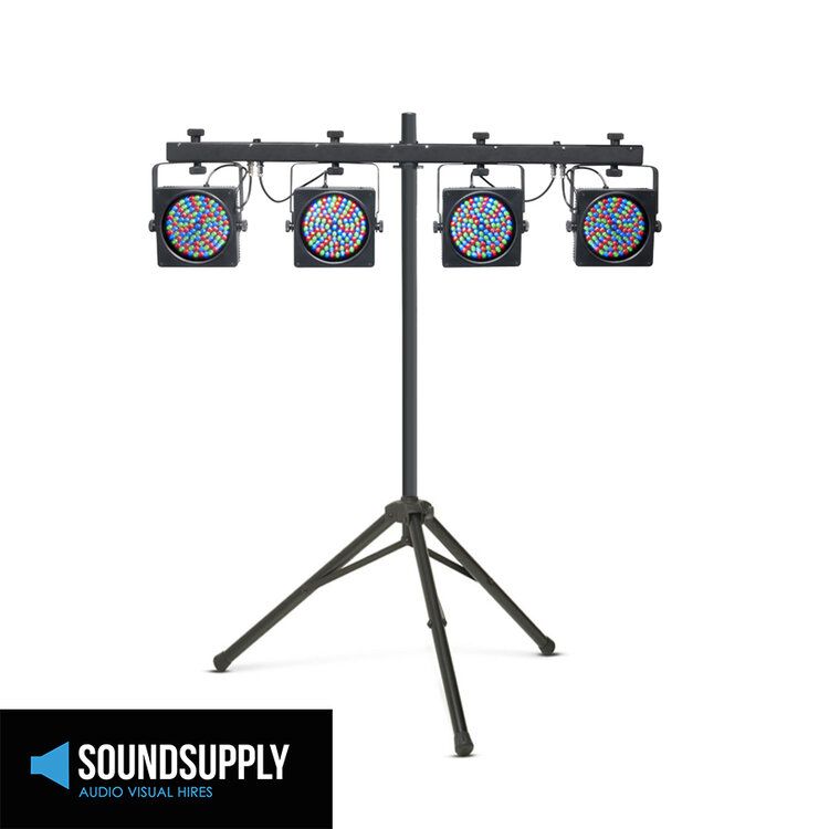 Hire Wash Lighting ParBar 4x Par Can All-In-One Effect, hire Party Lights, near Hoppers Crossing