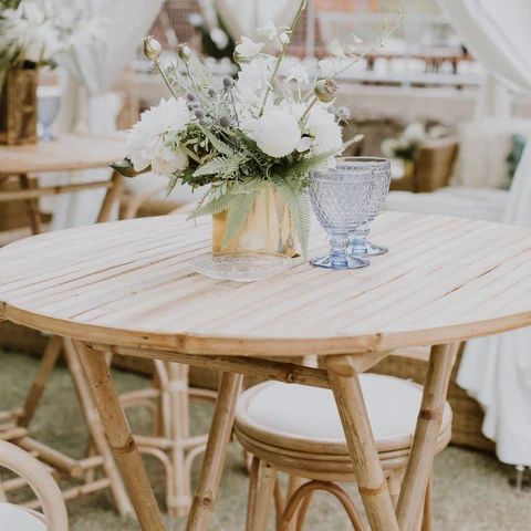 Hire Bamboo Dry Bar Table, hire Tables, near Brookvale