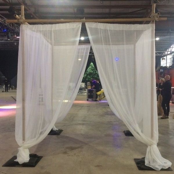 Hire 3m Bamboo/Draping freestanding structure - Hire