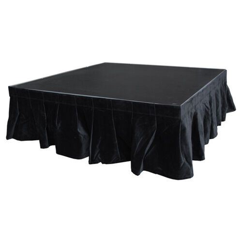 Hire 600mm x 7m Black Velvet Stage Skirt, hire Miscellaneous, near Cheltenham