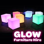 Hire Glow Ottoman Cubes - Package 7, hire Chairs, near Smithfield