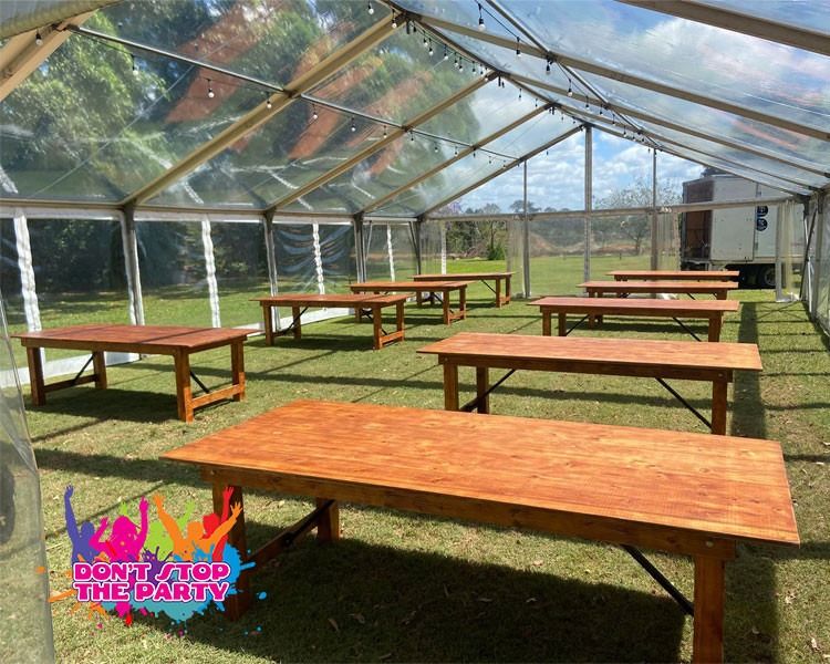 Hire Round Banquet Table 1800mm, hire Tables, near Geebung image 1
