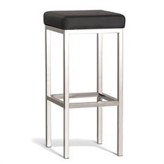 Hire Bar stool – black padded, in Mitchelton, QLD