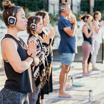 Hire Silent Disco Yoga Pack, hire Party Packages, near Leichhardt