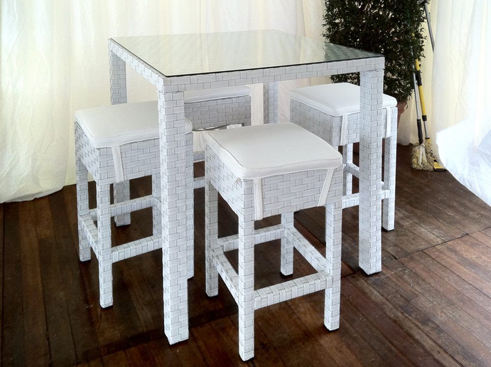 Hire WICKER WHITE BAR STOOL HIRE, hire Chairs, near Shenton Park image 1