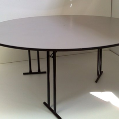 Hire 1.65m Laminated Round Table, in Balaclava, VIC