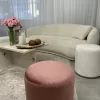 Hire Pink Velvet Ottoman Stool Hire, from Chair Hire Co
