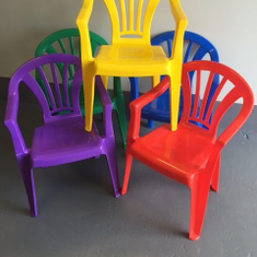 Hire Kids plastic chair – assorted colours – suitable for 2 – 4 year olds