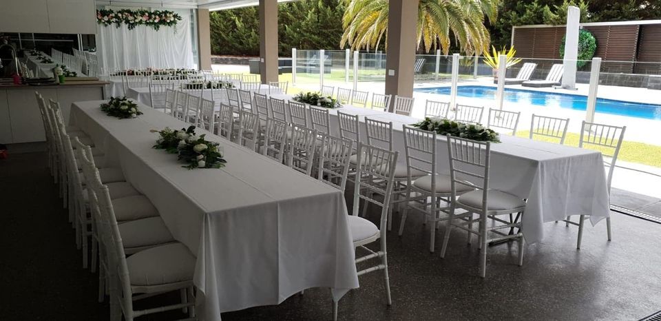 Hire White Tiffany Chairs, hire Chairs, near Keilor East image 1