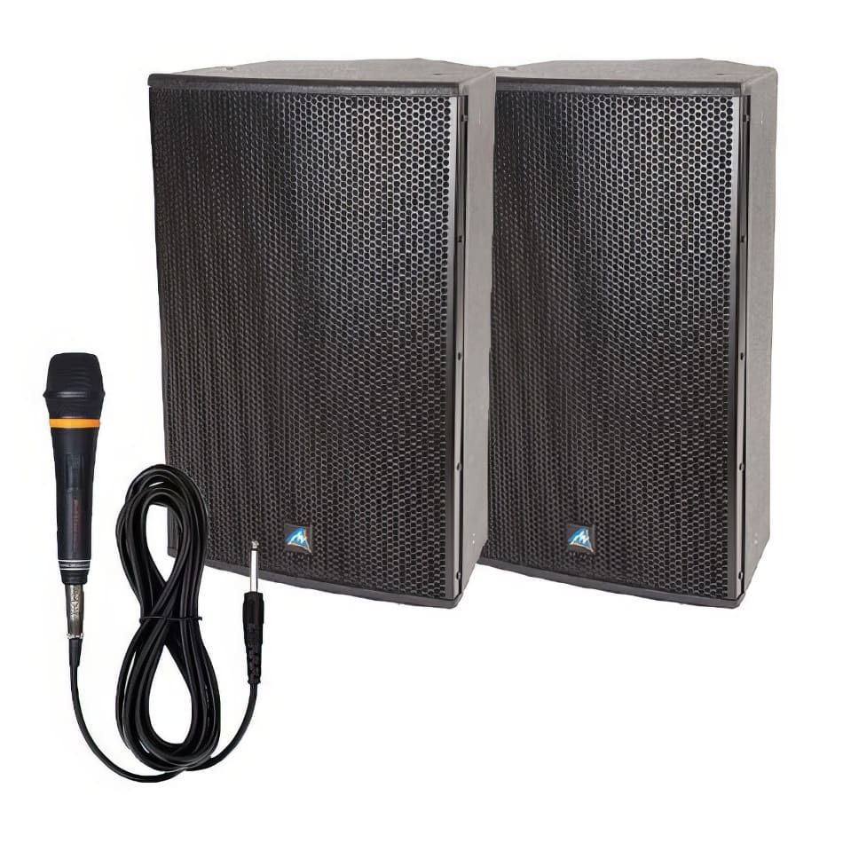 Hire PA System Hire with Corded Mic Hire, hire Speakers, near Auburn image 2