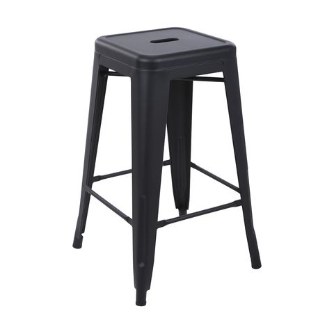 Hire Bar Stool with metal square seat