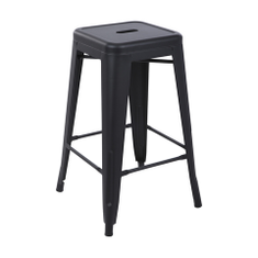 Hire Bar Stool with metal square seat