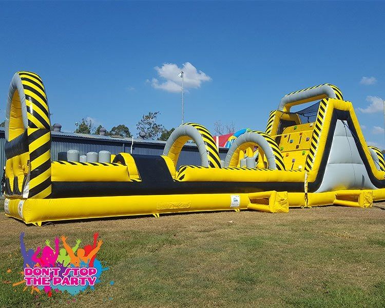 Hire 15 Mtr Nova Obstacle Course, hire Jumping Castles, near Geebung