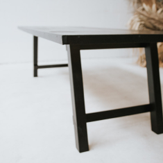 Hire Banquet Table - Black, in Salisbury, QLD
