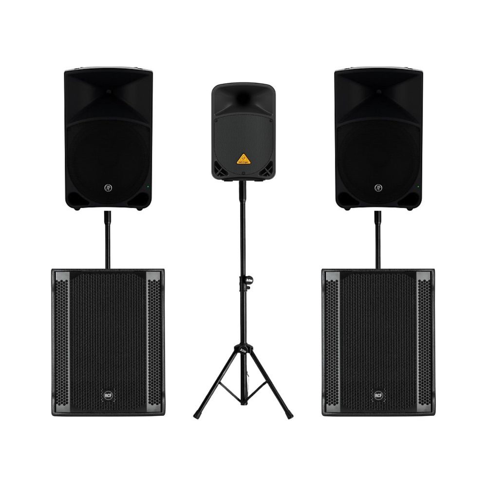 Hire Speaker, Subwoofer & Booth Monitor Package, hire Speakers, near Lane Cove West image 1