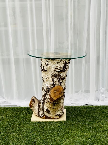 Hire BIRCH SIDE TABLE (MEDIUM), from Weddings of Distinction