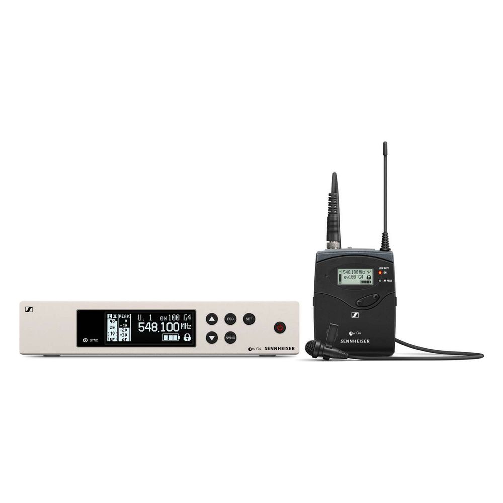 Hire Sennheiser Wireless EW100 Lapel Kit with ME2 Lapel Mic, hire Microphones, near Newstead