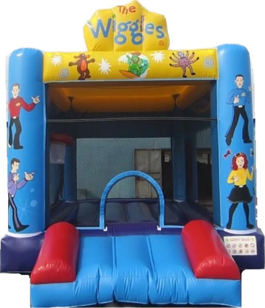 Hire WIGGLES 4.5X4.5M WITH BASKETBALL HOOP