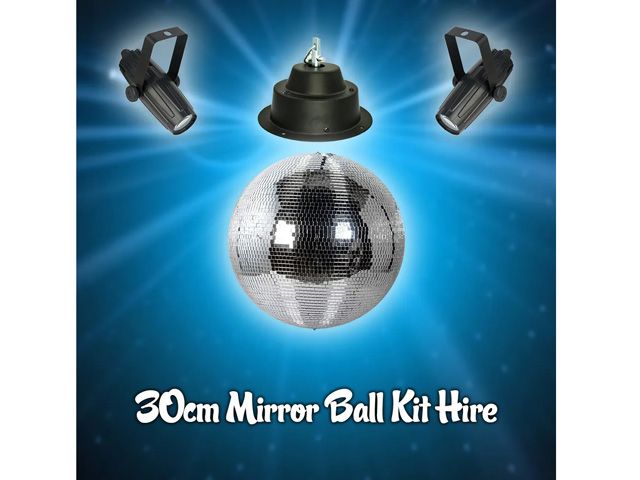 Hire 30CM MIRROR BALL KIT, hire Party Lights, near Acacia Ridge