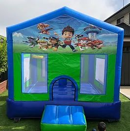 Hire Paw Patrol (3x3m) Castle with Basketball Ring inside