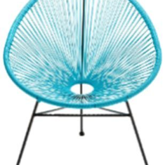 Hire Scoop Chair- Aqua, in Marrickville, NSW