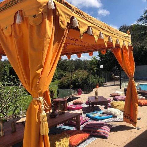 Hire Luxury Cabana 3x3 Metre Saffron, hire Miscellaneous, near Brookvale