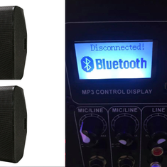 Hire Bluetooth DJ party speaker system