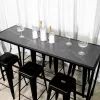 Hire White Rectangular Tapas Table Hire w/ White Top, hire Tables, near Wetherill Park