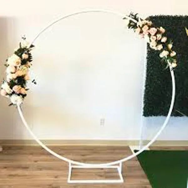 Hire White Hoop Backdrop Hire, hire Photobooth, near Blacktown image 1