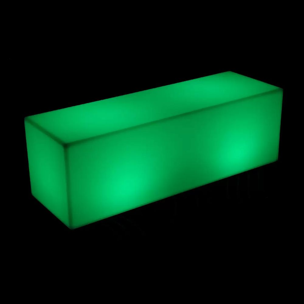 Hire Glow Rectangle Bench Hire, hire Glow Furniture, near Traralgon image 2