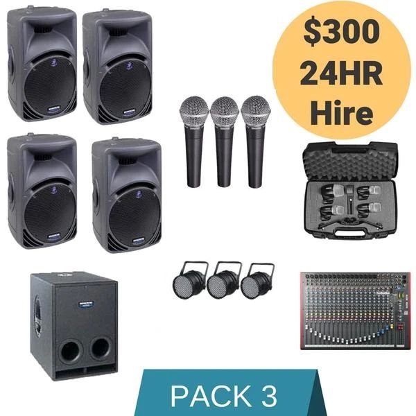 Hire Sound Hire Package 3