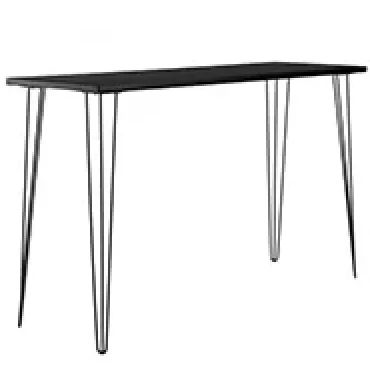 Hire Black Hairpin Bar Table Hire – Black Top, hire Tables, near Wetherill Park