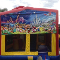 Hire DISNEY ADVENTURE  5IN1  COMBO WITH SLIDE POP UPS BASKETBALL HOOP OBSTACLES AND TUNNEL