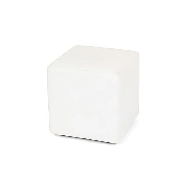 Hire White Ottoman Cube Hire