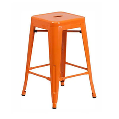 Hire Orange Tolix stool hire, in Chullora, NSW
