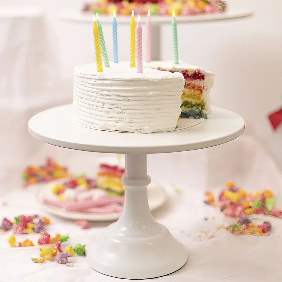 Hire White Metal Cake Stand Hire - Medium, hire Miscellaneous, near Auburn image 1